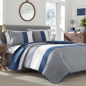 Brand New Full/Queen Nautica Swale Quilt
